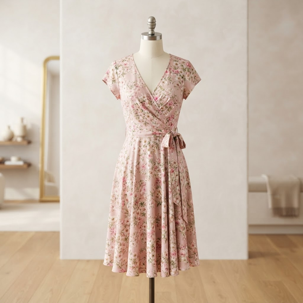 Petal Wrap Dress