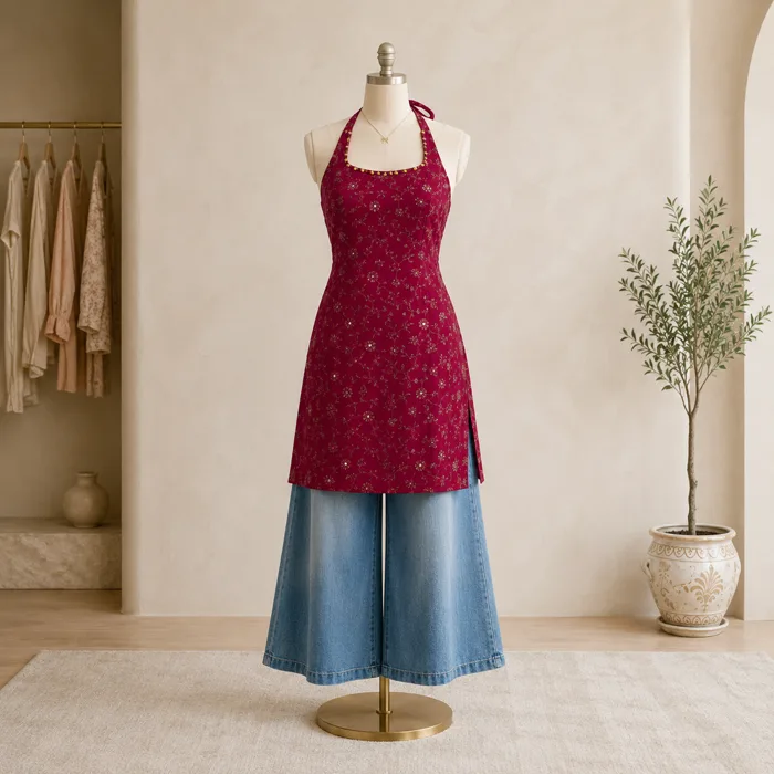 Halter Neck Kurti