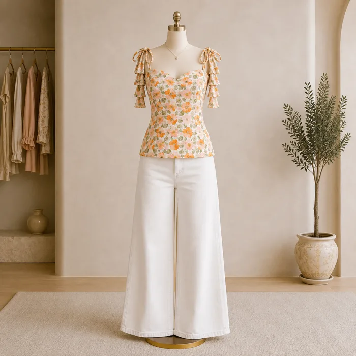 Peach Floral